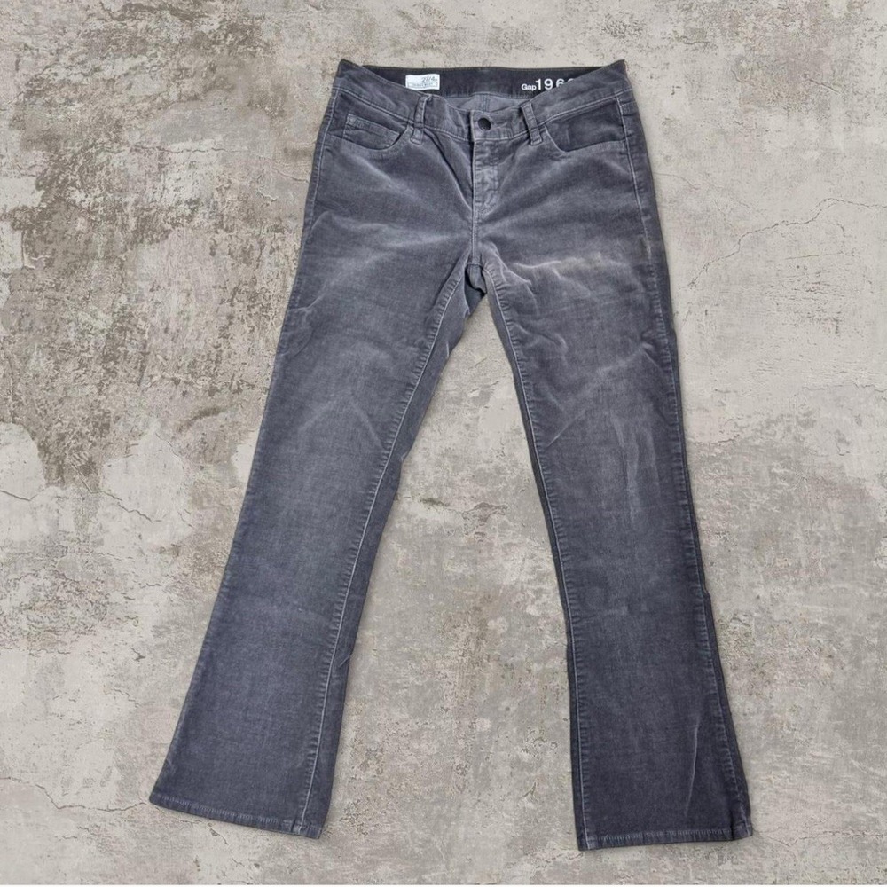 Grey Corduroy Low Rise Bootcut Pants – Y2K‎ Gap Size 4 26 Petite
